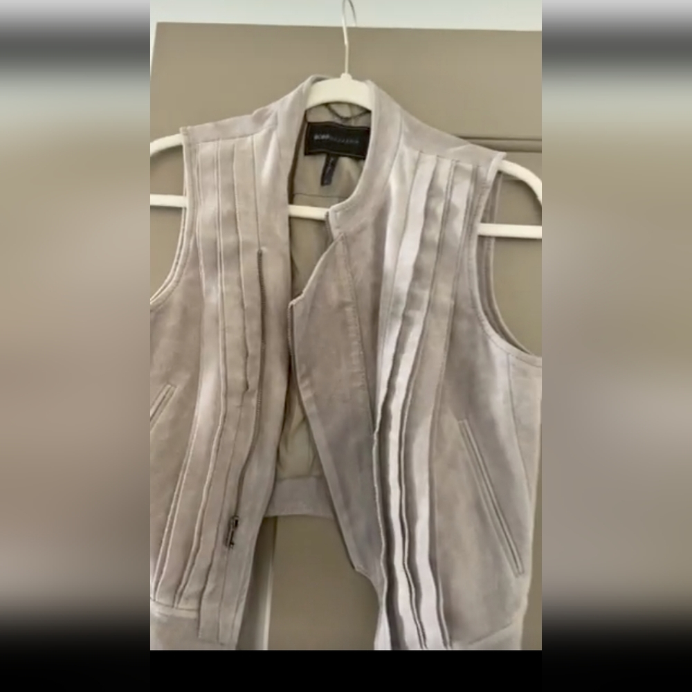 Bcbg macmara suede vest - Picture 2 of 3